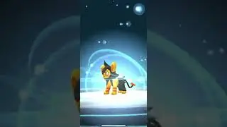 Evolving Shiny Luxio To Shiny Luxray Pokemon Go✨#Shorts