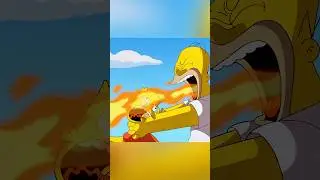 Homer Breathes Fire at Bart 🤣😂 #simpsons #shorts
