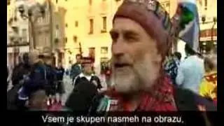 Scotland Fans on Slovenian TV