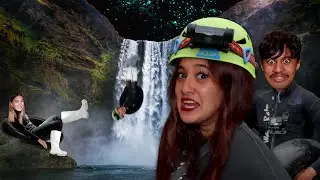 We Jumped Off a Waterfall Inside a Cave?! Black Water Rafting Challenge | What Now