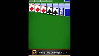 Solitaire Daily Challenge (Mobility Ware - Android) 1st June 2017