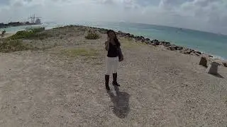 Johnny Ferretti directing a scene from a short film I shot in Aruba!