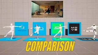 Comparison mocapvideo @meshcapade Quickmagic, Cartwheel and MoveAi