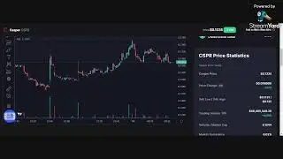 CSPR Coin Casper Live Streaming Ready to PUMP.