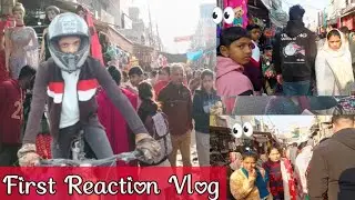 Market Reaction Vlog🥰#minivlog#trendingvideo#cute girls 😍#fullreactions👀##viralvideo#@mtbstuntz.999