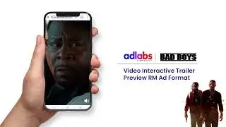 Bad Boys Trailer Launch -  Video Interactive Trailer Preview Rich Media Ad
