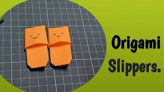 Slippers Origami| Cute Slippers Make With  Paper|Slippers CraftTutorials |diy Paper Slippers Making.