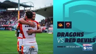 Highlights | Catalans Dragons v Salford Red Devils | 2024 Betfred Super League, Round 17