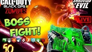 SHADOWS OF EVIL ROUND 50 BOSS FIGHT! - BLACK OPS 3 ZOMBIES EASTER EGG SOLO Bo3 Gameplay w/ Ch0pper