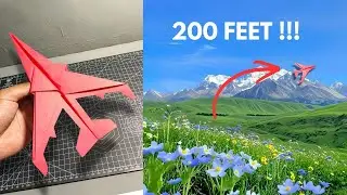 How to make a paper planes that flies far