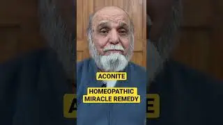 ACONITE | Homeopathic MIRACLE Remedy #video #youtube #medicine #youtubeshorts #mumbai #nagpur