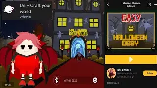 Halloween Obstacle Odyssey Easy l Full Gameplay l UNI Craft your world