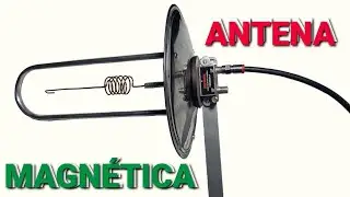 😱Como hacer una Poderosa Antena Magnetica 📡 TV - 📺 - Con Señal Digital HD - TDA
