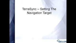 TerraSync Software - Setting Navigation Target