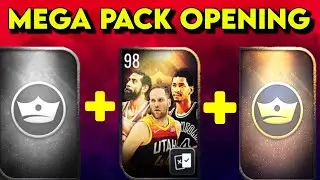 MEGA PACK OPENING IN NBA LIVE MOBILE 22 SEASON 6 WITH AN 98+ MONTHLY MASTER PACKED