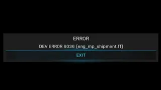 DEV ERROR FIX for Modern Warfare Multiplayer 2021-XBOX ONE