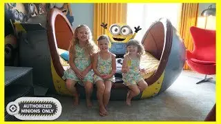 A Fun Day at Universal Studios with Minions & Staying in the Minions Room + Room Tour