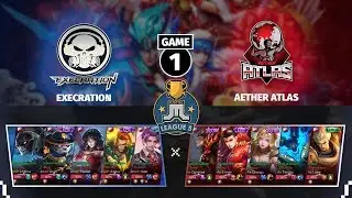 EXECRATION vs AETHER ATLAS | PLAYOFFS Game 1 with Bloopers  | JustML League 5 |  Mobile Legends