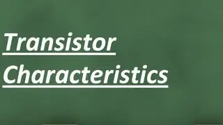 Transistor Characteristics: NPN Bipolar Transistor Charcteristics