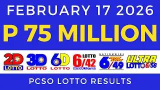 Lotto Result Today 9pm February 17 2026 PCSO