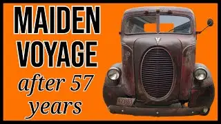 Ford Cabover Engine (COE) 1939 года выпуска совершает свой первый рейс после 57 лет простоя - СБО...
