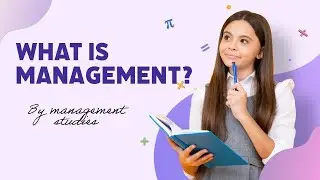 WHAT IS MANAGEMENT- 01 with @managementstudies-2026 