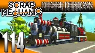 Scrap Mechanic Gameplay :EP114: FAN CREATIONS: Back to the Future Train & Mad Max Fury Road! (HD)