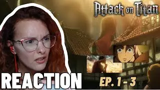 Attack On Titan 1 x 1 - 3 REACTION ITA