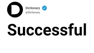 Successful Meaning In English