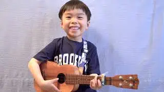 Let It Be - The Beatles Cover by 4-year-old Aren  #internationalukulelecontest2024