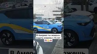 США Вождения машины с 15 лет 🚗🇺🇸 #usa #сша #car #driving #америка