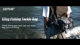 Goture Portable Sling Fishing Tackle Bag