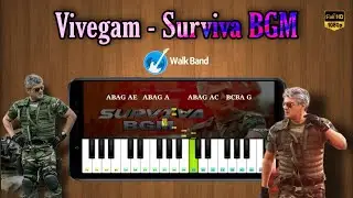 Vivegam - Surviva BGM in Piano | Ajith Kumar | Anirudh