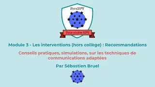 Conseils pratiques, simulations, sur les techniques de communications adaptées V1