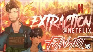 Netflix: Extraction Fan art | Speed art + voice over