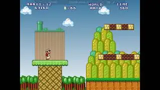 Mario Worker Remake Two Letter World AA~BB Completed Video