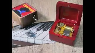 18-Note Cowboy Bebop Space Lion Wooden Music Box