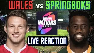 WALES vs SPRINGBOKS Live Reaction - 2021 Autumn Nations Series