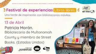 Patricia Mor&aacute;n y sus bibliobicicletas Street Books en Estados Unidos