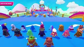 Slime Expert Skin in Fall Guys Gameplay 