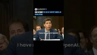 How much does CEO of OpenAI Sam Altman make? || ChatGPT CEO reveals his income 👀