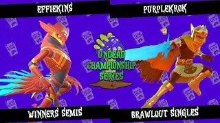 Undead Championship Series Brawlout - effiekins (Condor X) vs Purplekrok (Drifter) - Winners Semis