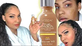 L'oreal True Match Foundation Review (TRANSFER TEST + DETAILED THOROUGH REVIEW)
