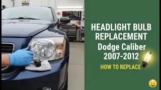 How to Replace a Headlight Bulb on a Dodge Caliber (2007-2012 Models)