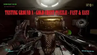 Testing Ground 8 Easy and Fast Last Puzzle for GOLD CHEST - Atomic Heart