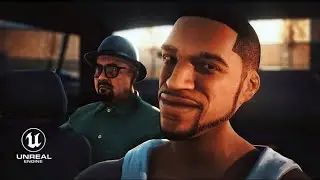 GTA San Andreas Remake - Big Smoke's Order Scene | Unreal Engine 5 Concept
