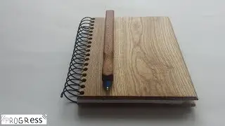 Notebook wooden cover