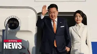 Pres. Yoon begins first Europe state visit in Poland, emphasizing value-based, economic cooperation