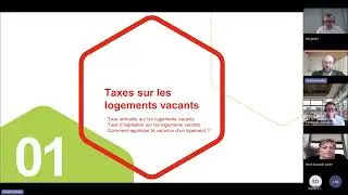 Webinaire fiscalit&eacute; locale au service de l'am&eacute;nagement du territoire