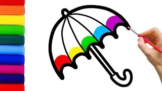 How to draw an umbrella ☔ | Umbrella ka Drawing| || Chhata ka Drawing kaise bnate hai.